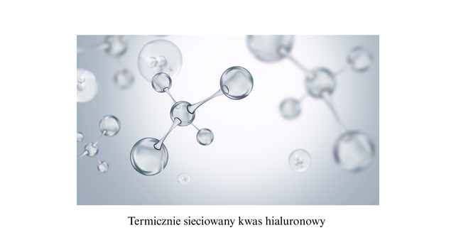 Termicznie sieciowany kwas hialuronowy